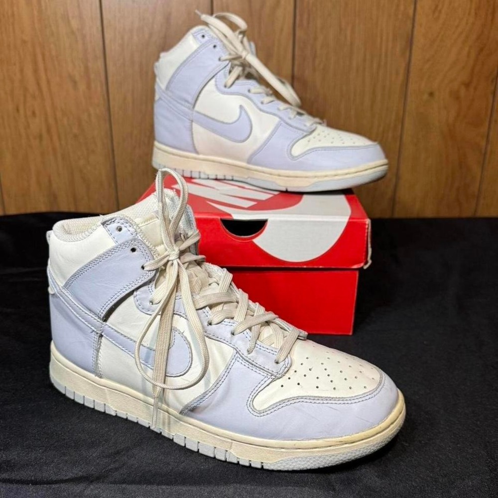 Nike Dunk High Platinum trainers Size 8.5 women's